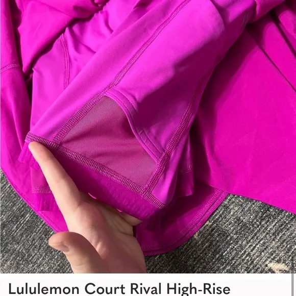 Lululemon Court Rival High-Rise Skort Long