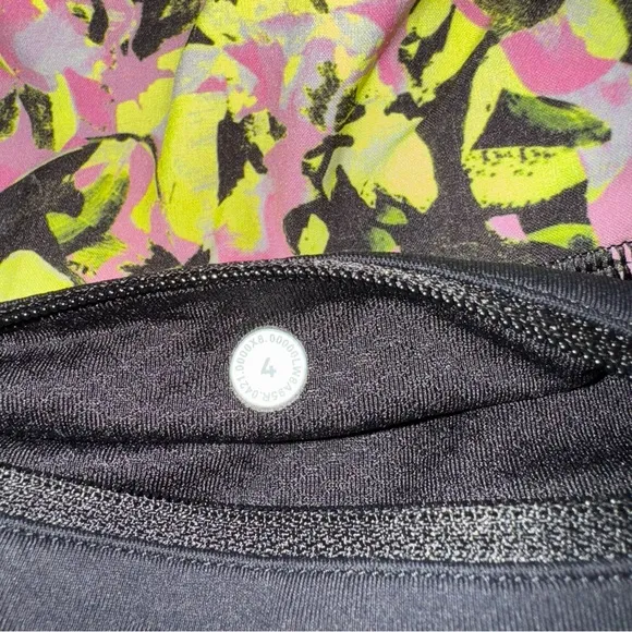 Lululemon Pace Rival Mid-Rise SkirtInflected Highlight Yellow Multi / Black 4