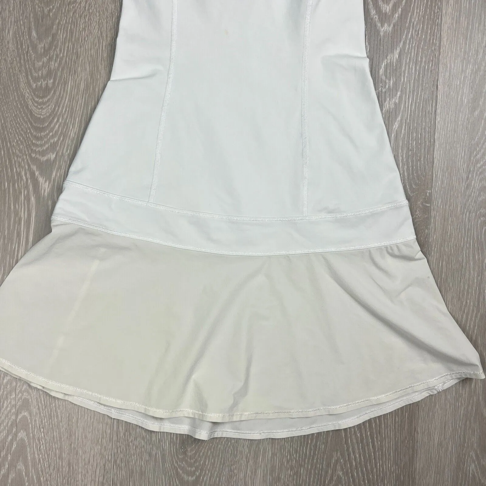 Lululemon Womens White Cross Strap Tennis Dress Size 2
