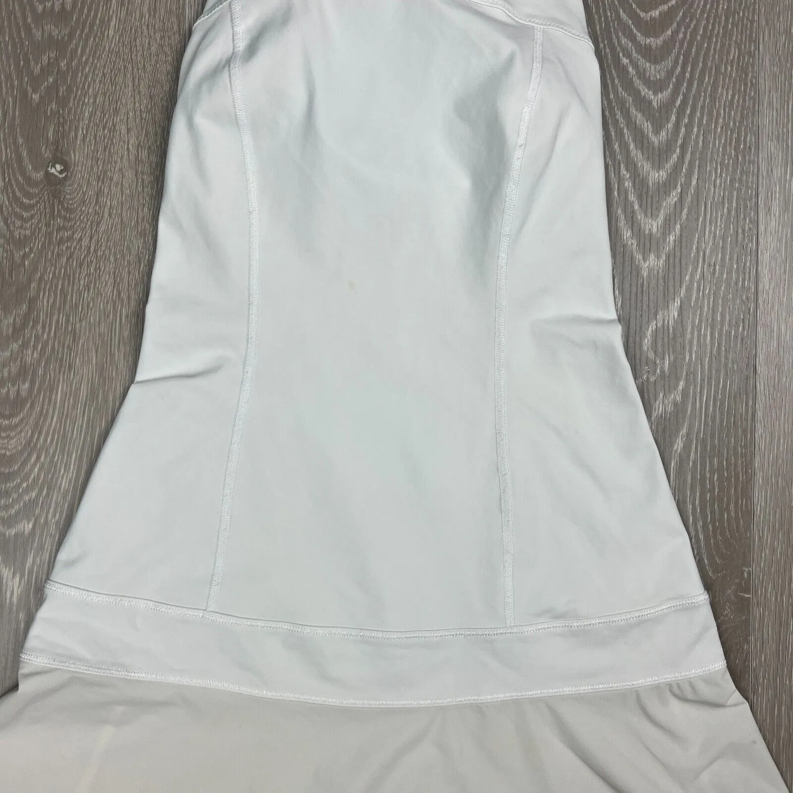 Lululemon Womens White Cross Strap Tennis Dress Size 2