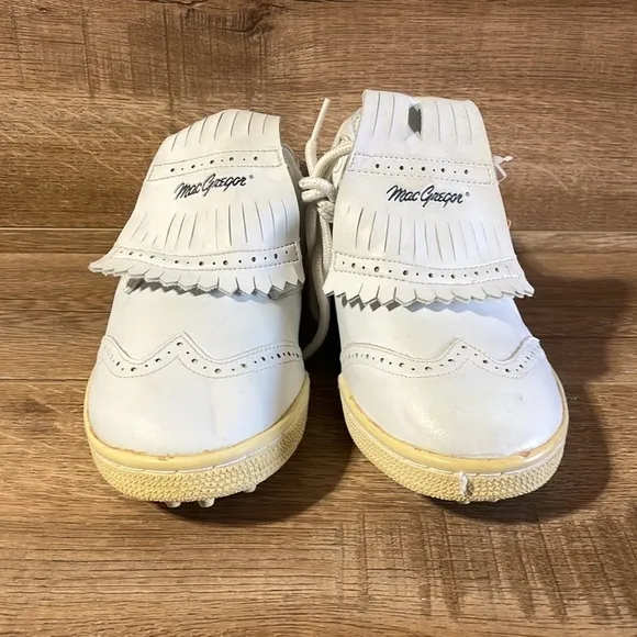 MacGregor Women's Golf Shoes Size 9 Genuine Leather Upper Kiltie 6901 0640