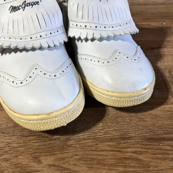 MacGregor Women's Golf Shoes Size 9 Genuine Leather Upper Kiltie 6901 0640
