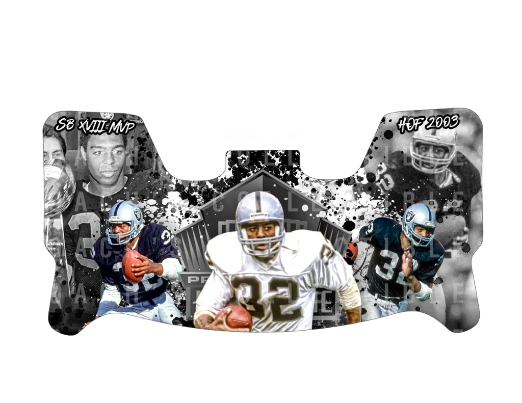 Marcus Allen Custom Visor for Any Full Size Riddell Helmet (Universal Fit)