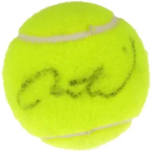 Martina Hingis Signed Autographed Yellow Tennis Ball (Fanatics COA)