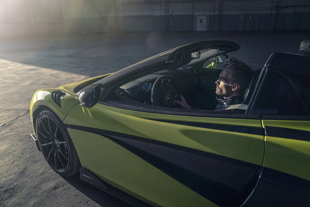 McLaren 600LT MSO Defined Carbon Fiber Front Fender Louvres Kit