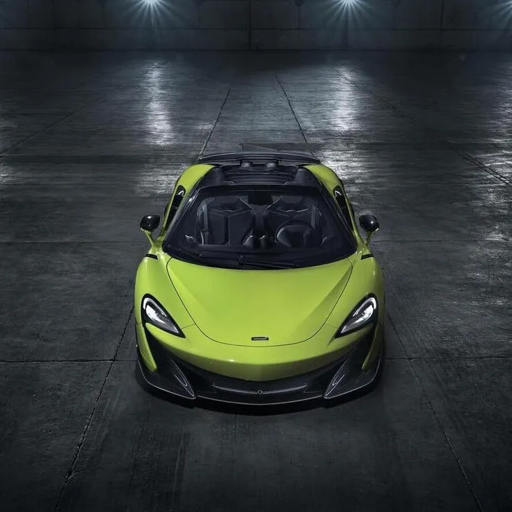 McLaren 600LT MSO Defined Carbon Fiber Front Fender Louvres Kit