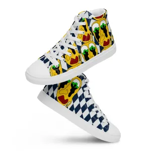 Melty Face Women’s high top canvas shoes