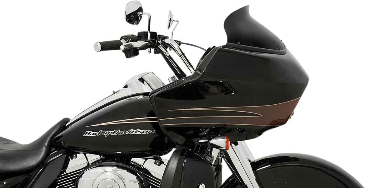 Memphis Shades MEP8598 Spoiler Windshield - 9in. - Ghost