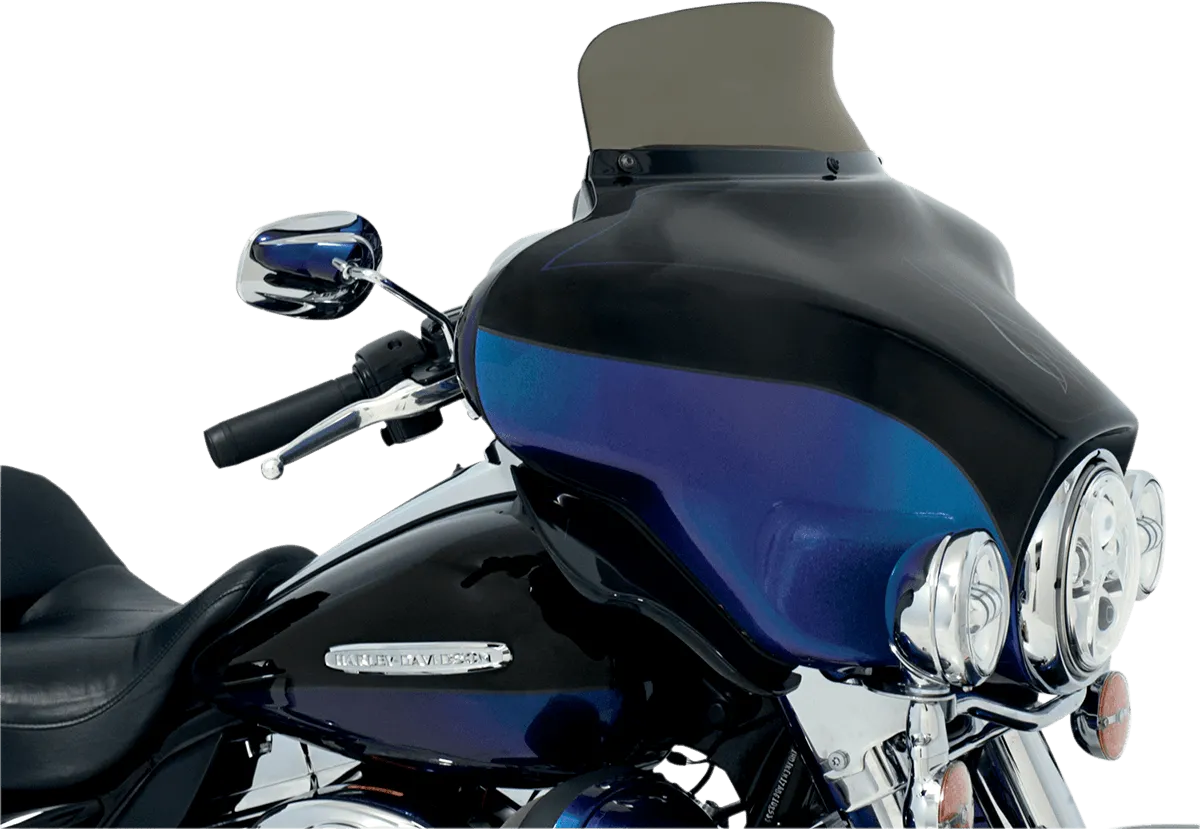 Memphis Shades MEP8598 Spoiler Windshield - 9in. - Ghost
