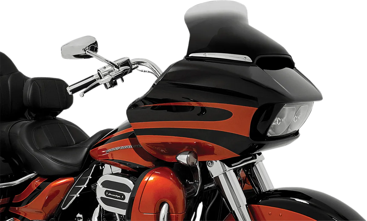 Memphis Shades MEP8598 Spoiler Windshield - 9in. - Ghost