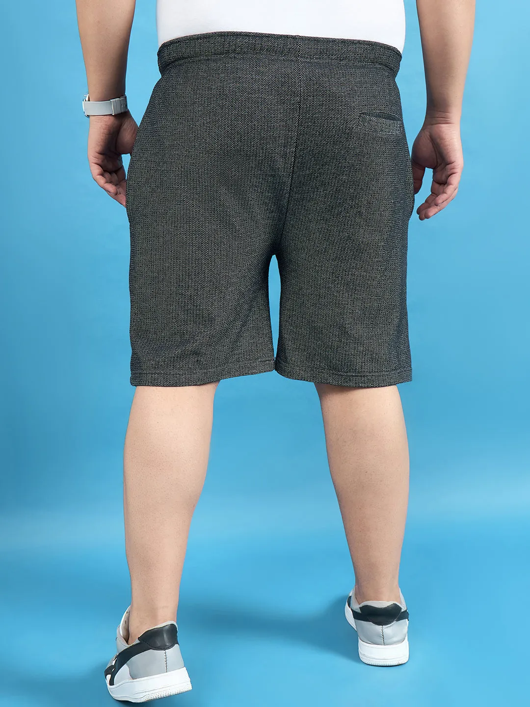 Men Plus Size Kido Multicolor Solid Shorts