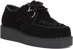 Mens Creeper Double In Black Mono For Men