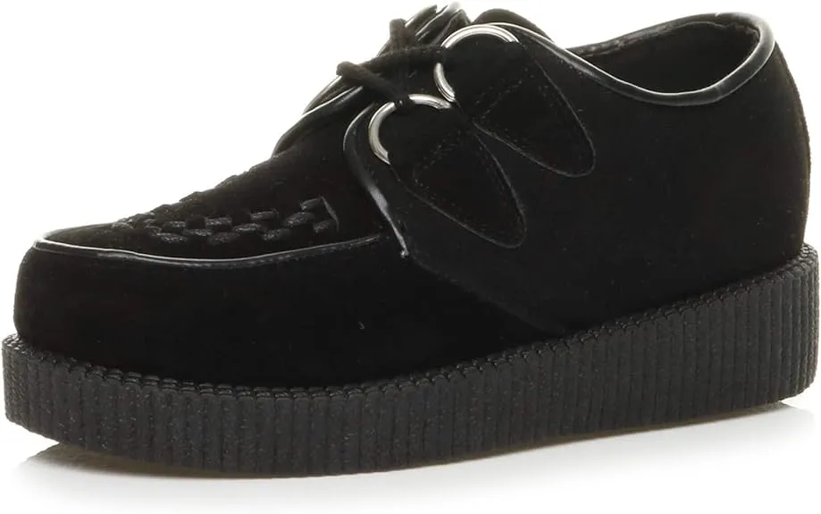 Mens Creeper Double In Black Mono For Men