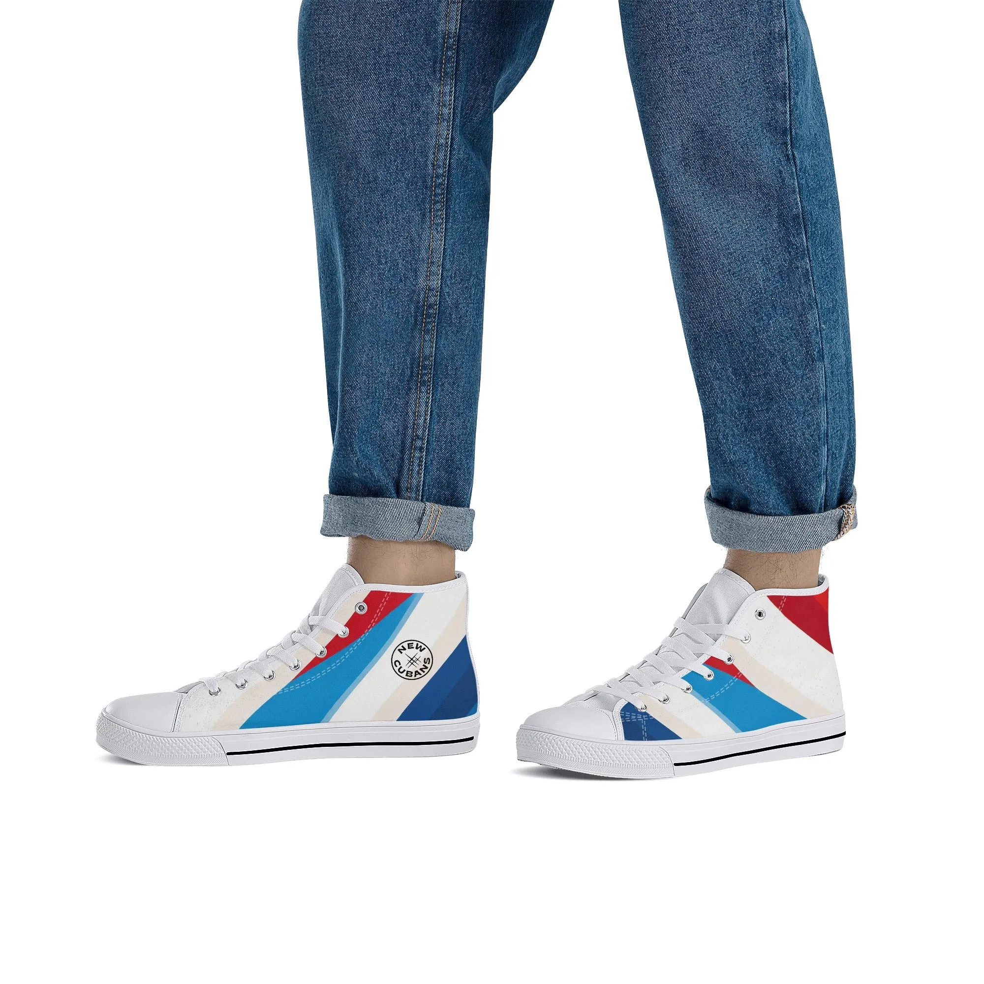 Mens High Top Canvas Shoes