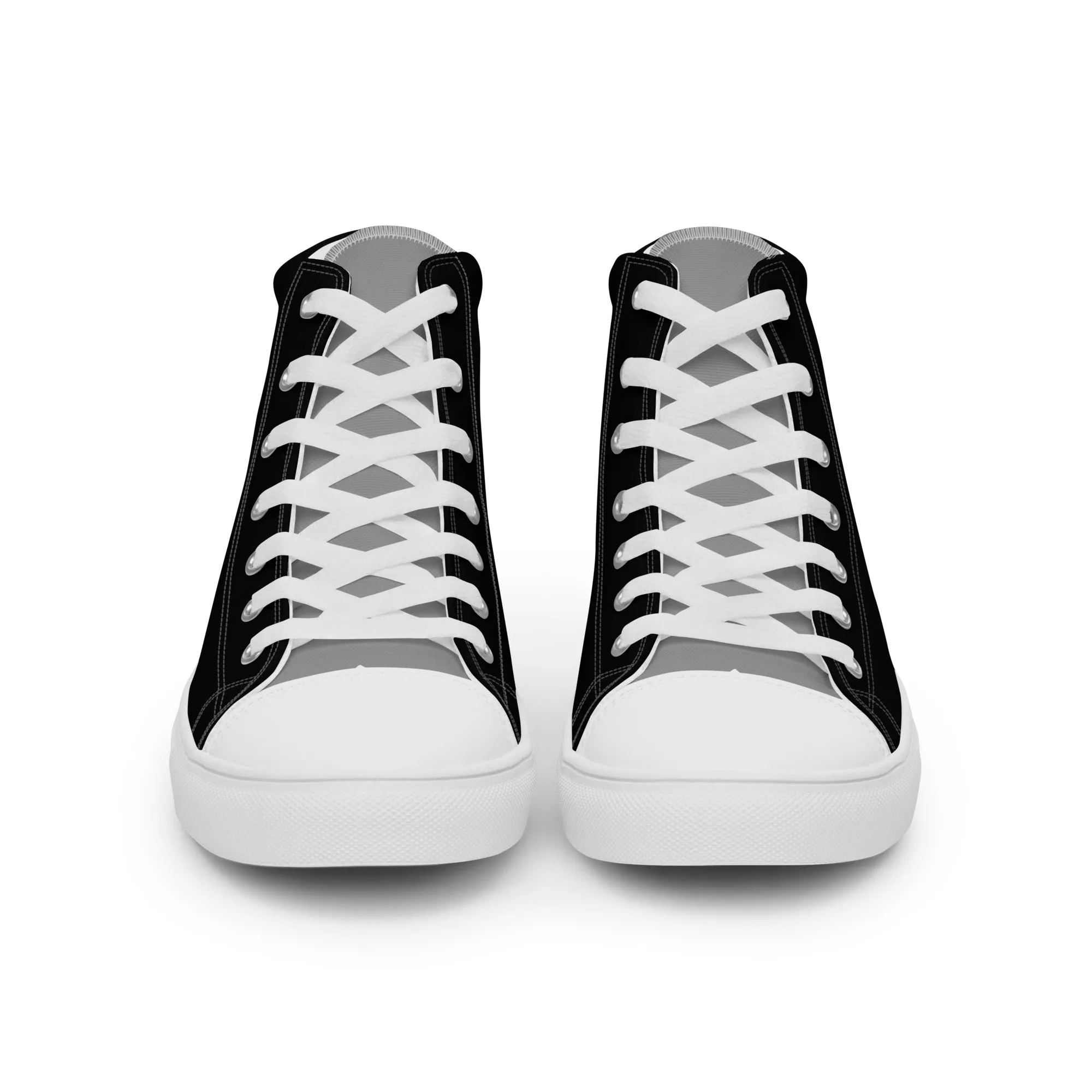 Men’s high top canvas shoes