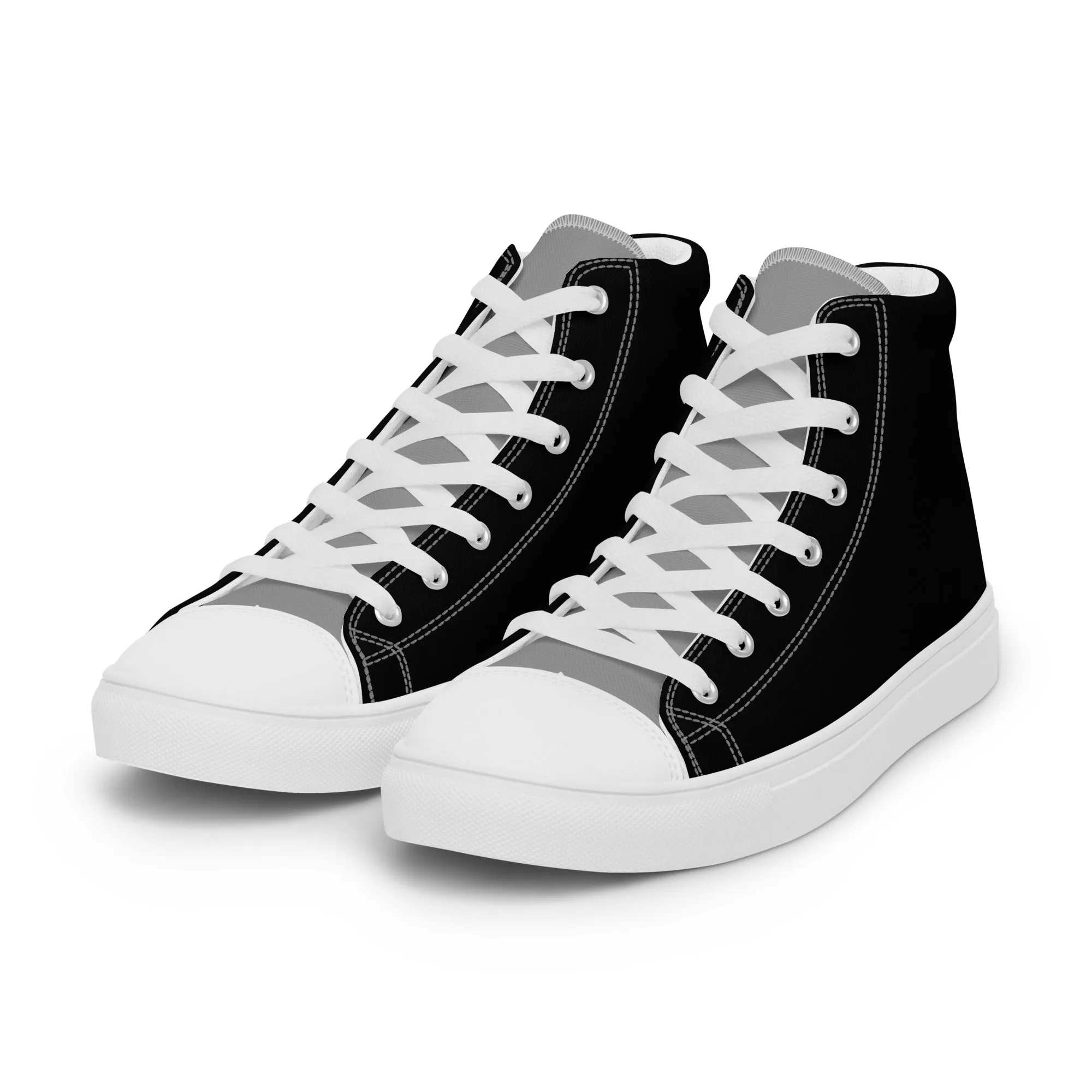 Men’s high top canvas shoes