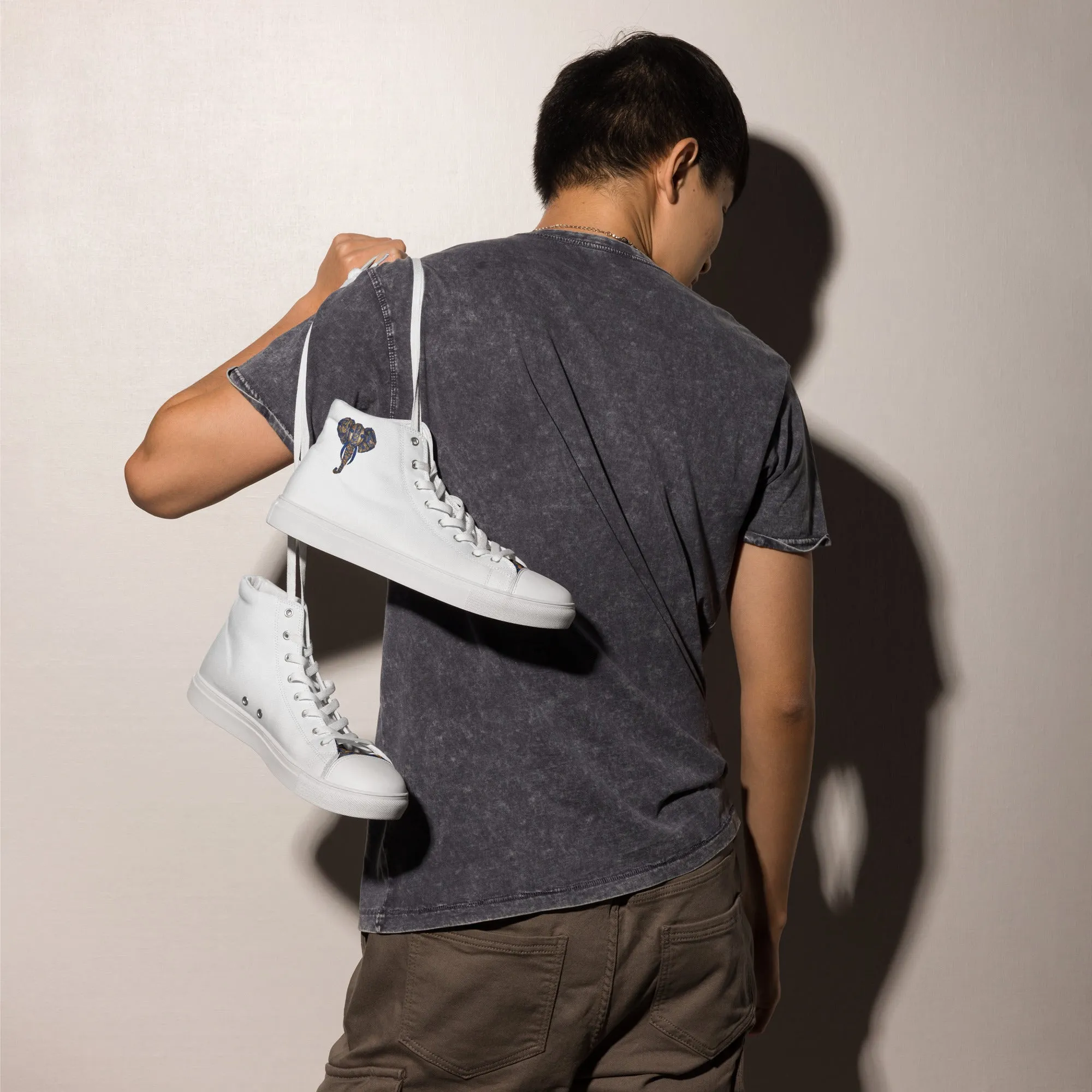 Men’s High Top Mystical Elephant Shoes