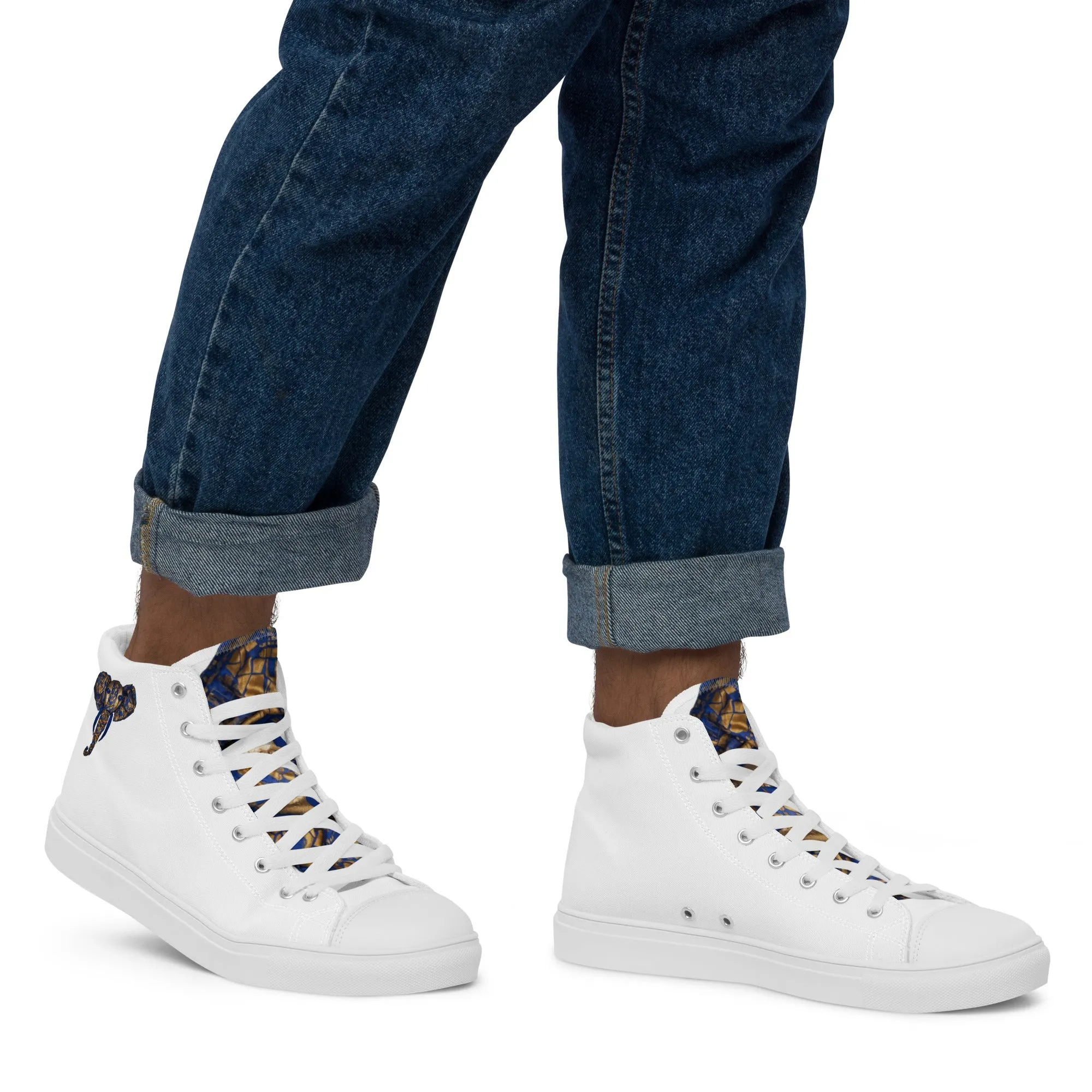 Men’s High Top Mystical Elephant Shoes