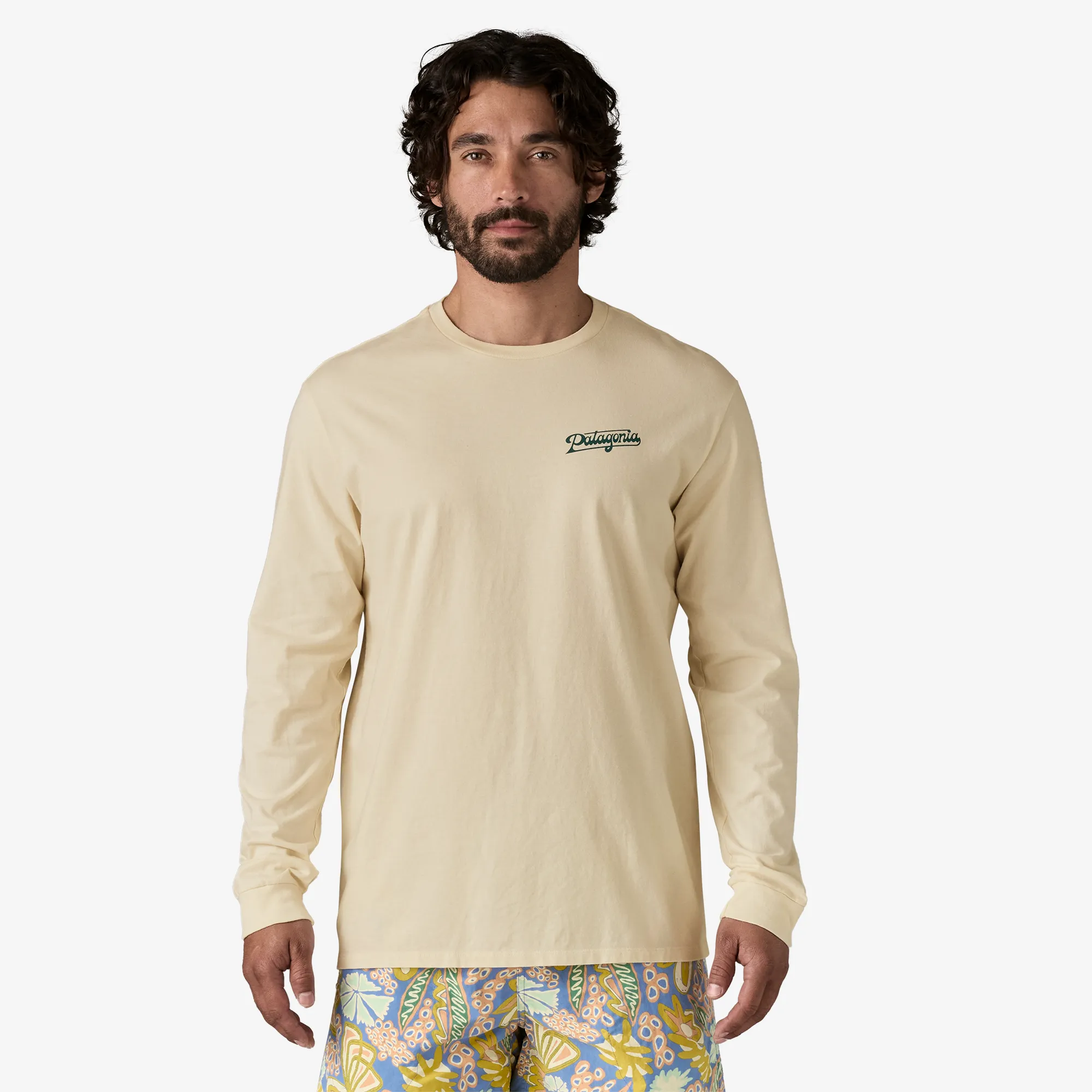 Men's Long-Sleeved Glider Type Organic T-Shirt