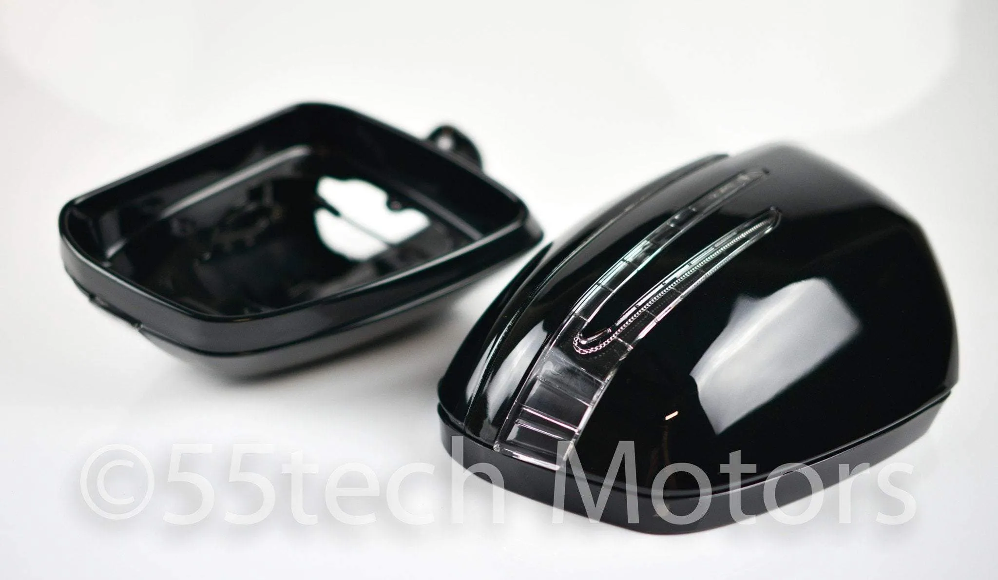 Mercedes W204 2008~2009 Carbon Fiber CF Mirror Covers /Black / Silver / White / Chrome