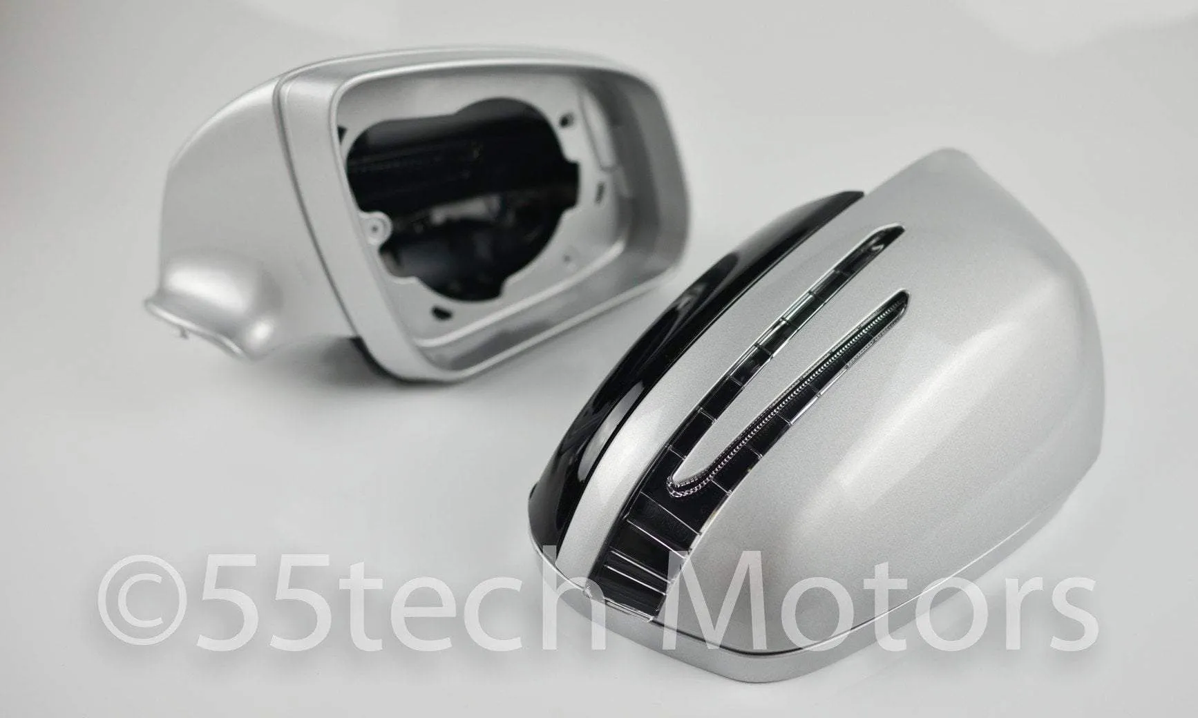 Mercedes W204 2008~2009 Carbon Fiber CF Mirror Covers /Black / Silver / White / Chrome