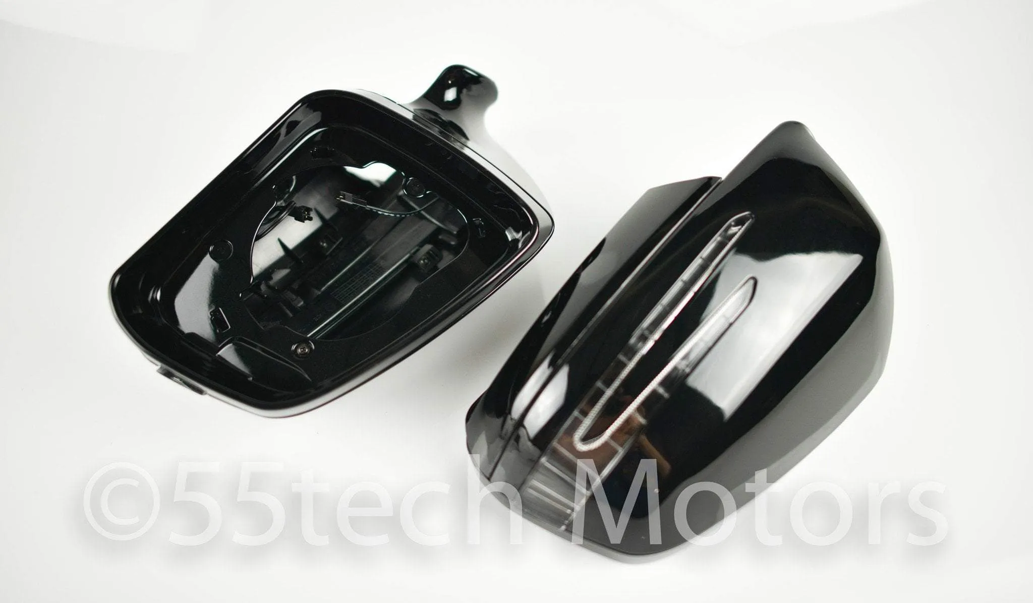 Mercedes W204 2008~2009 Carbon Fiber CF Mirror Covers /Black / Silver / White / Chrome