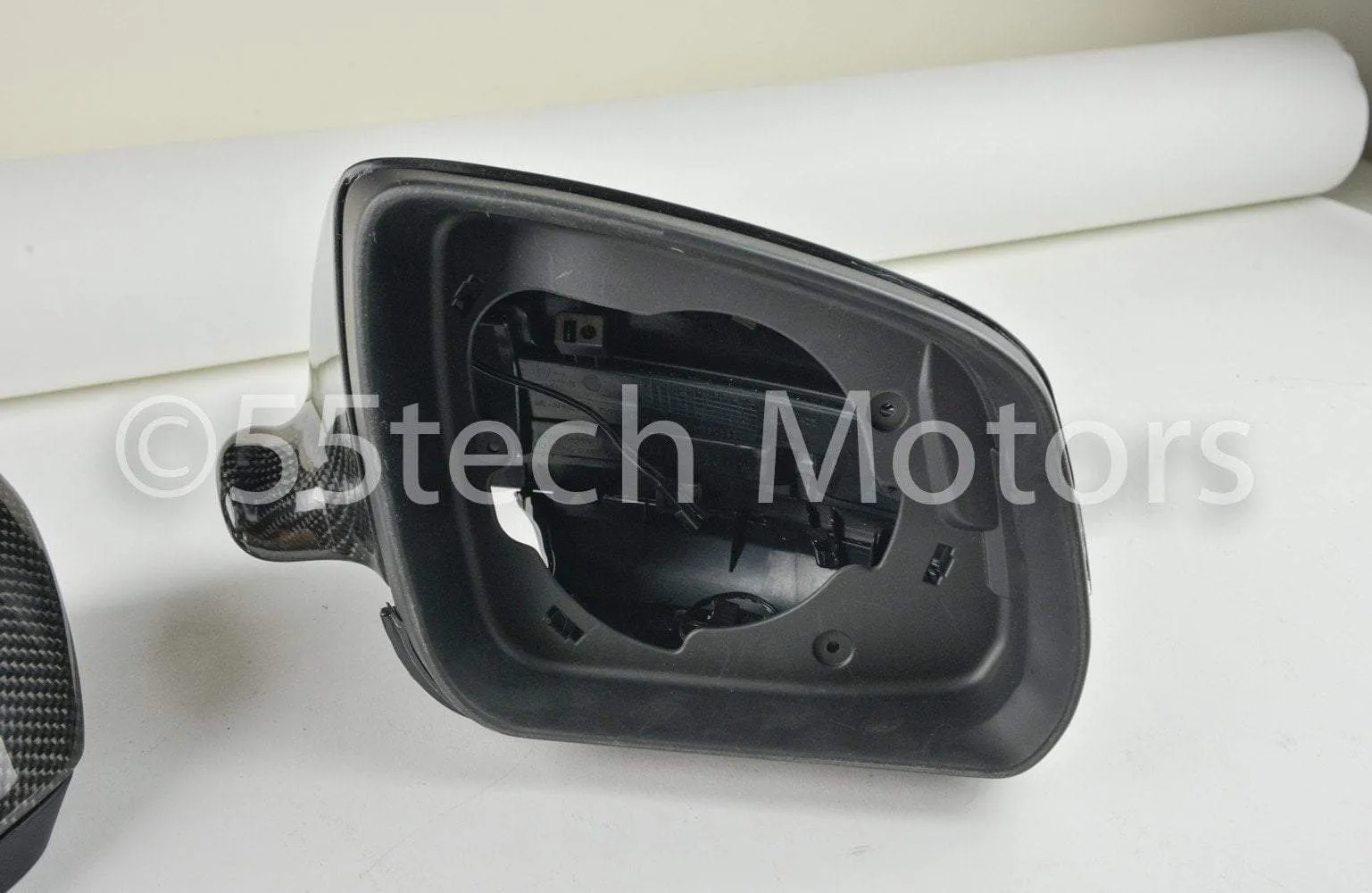 Mercedes W204 2008~2009 Carbon Fiber CF Mirror Covers /Black / Silver / White / Chrome