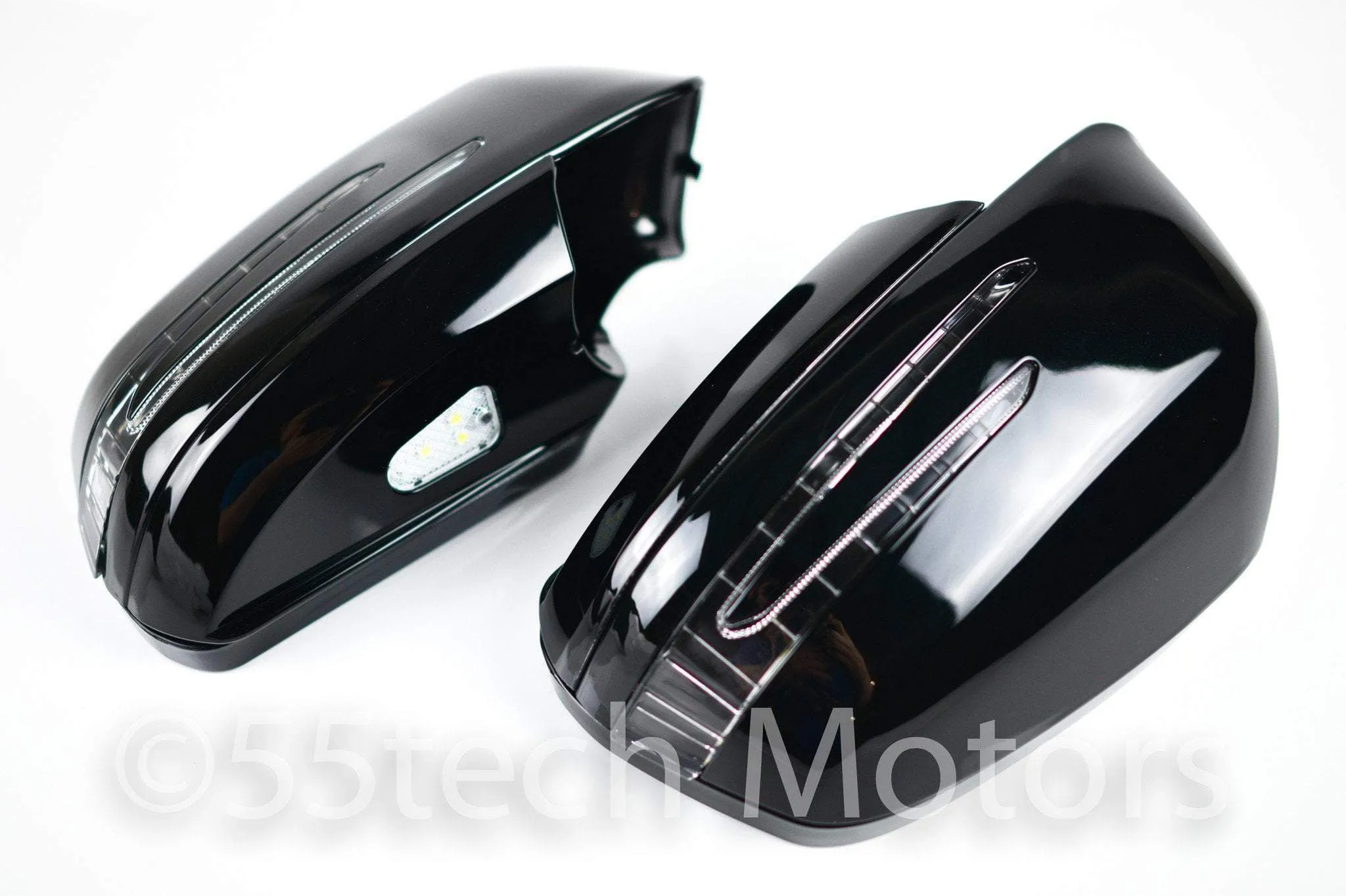 Mercedes W204 2008~2009 Carbon Fiber CF Mirror Covers /Black / Silver / White / Chrome