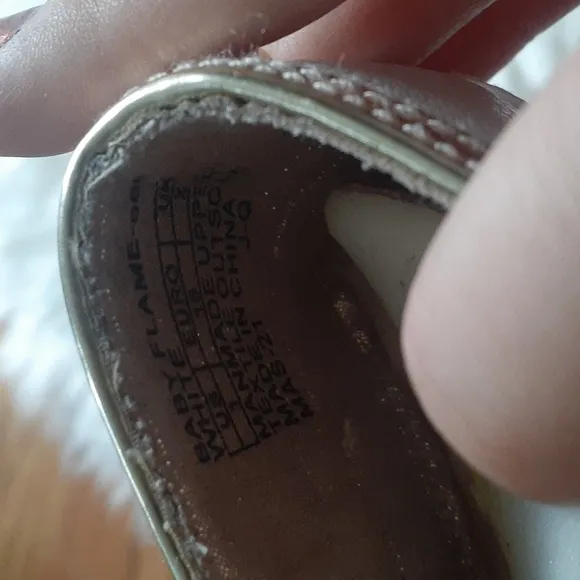 MICHAEL Michael Kors White Baby Flame Embellished Slip-On Shoes Baby Girl Size 1