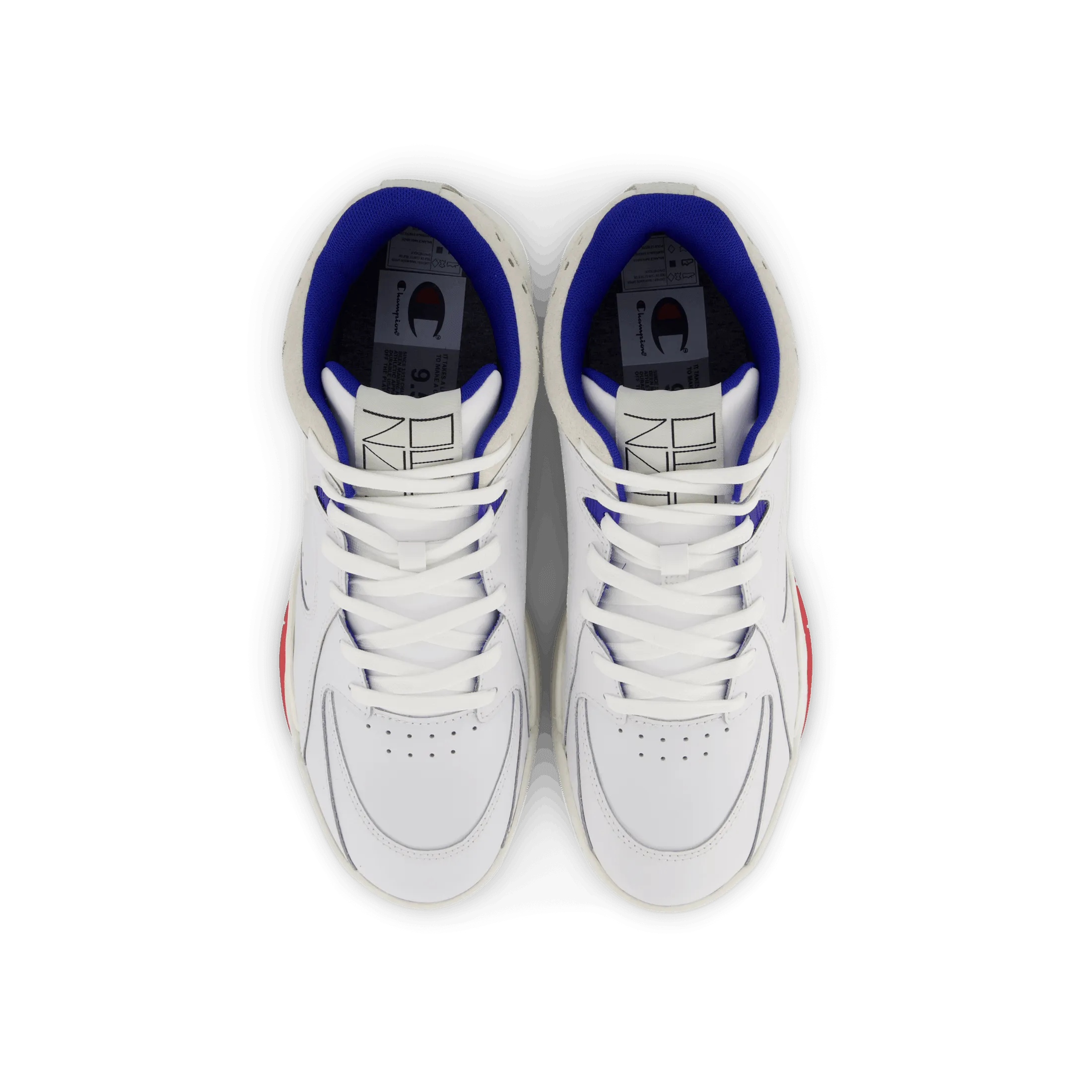 Mid Cut Shoe Z90 White/royalblue/red