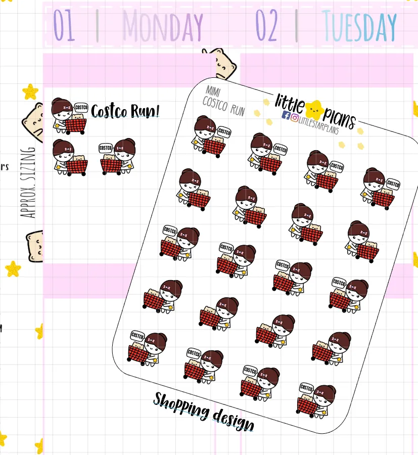 Mimi - Costco Run | Shopping Design Sticker