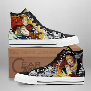 Mirio Togata High Top Shoes Custom Anime Sneakers