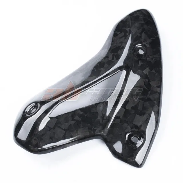 Modified Temi Exhaust Heat Shield Dedicated Fairing For Ducati Monster 1200 821 950 2023 Full Carbon Fiber 100%