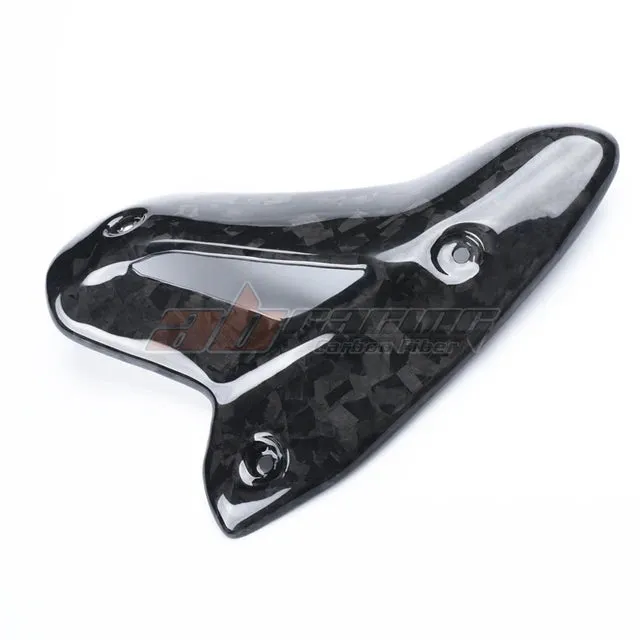 Modified Temi Exhaust Heat Shield Dedicated Fairing For Ducati Monster 1200 821 950 2023 Full Carbon Fiber 100%