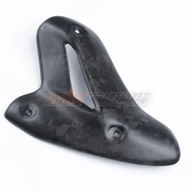 Modified Temi Exhaust Heat Shield Dedicated Fairing For Ducati Monster 1200 821 950 2023 Full Carbon Fiber 100%
