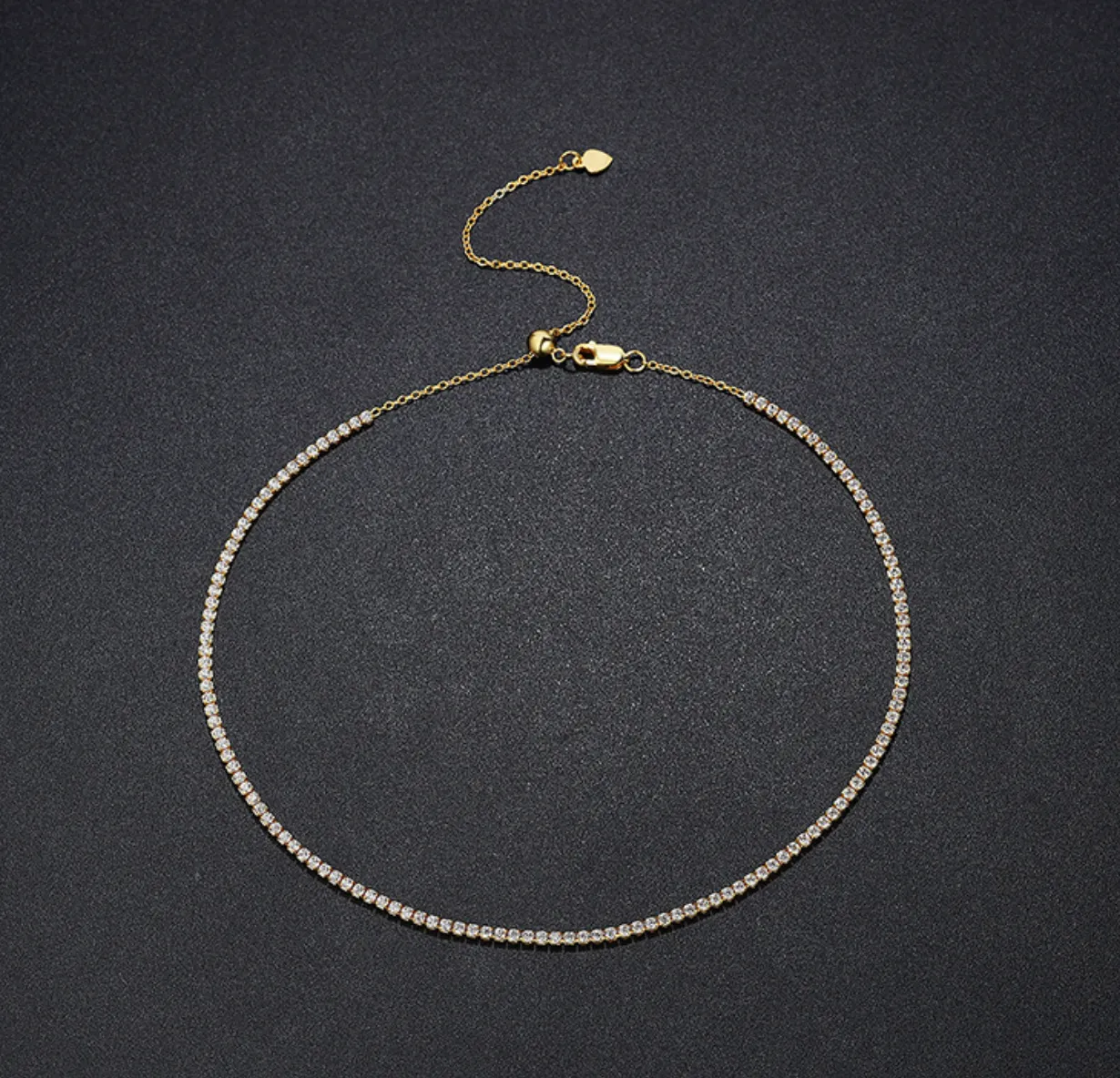 Monaco Tennis Choker Necklace