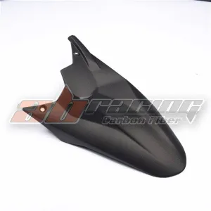 Motorcycle Black Rear Fender Tire Mudguard Cover For Ducati Multistrada 1200 2016-2017 Carbon Fiber Twill