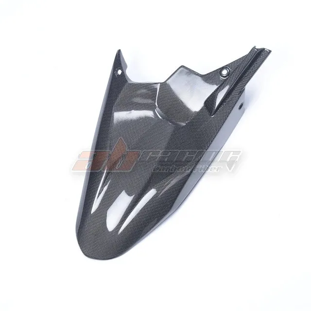 Motorcycle Black Rear Fender Tire Mudguard Cover For Ducati Multistrada 1200 2016-2017 Carbon Fiber Twill