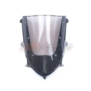 Motorcycle Windscreen Wind Screen Sheild Cover With The For Yamaha Yzf R6 2017 -2020 Full Carbon Fiber 100% Twill