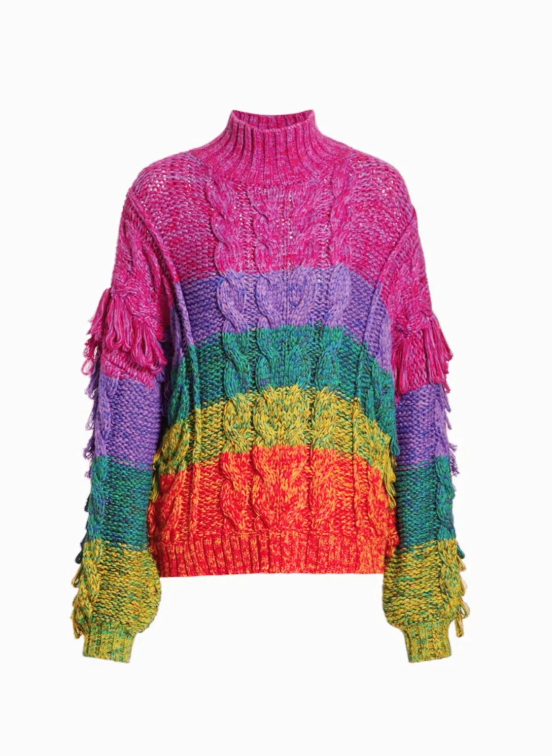 Multicolored Yarn Sweater