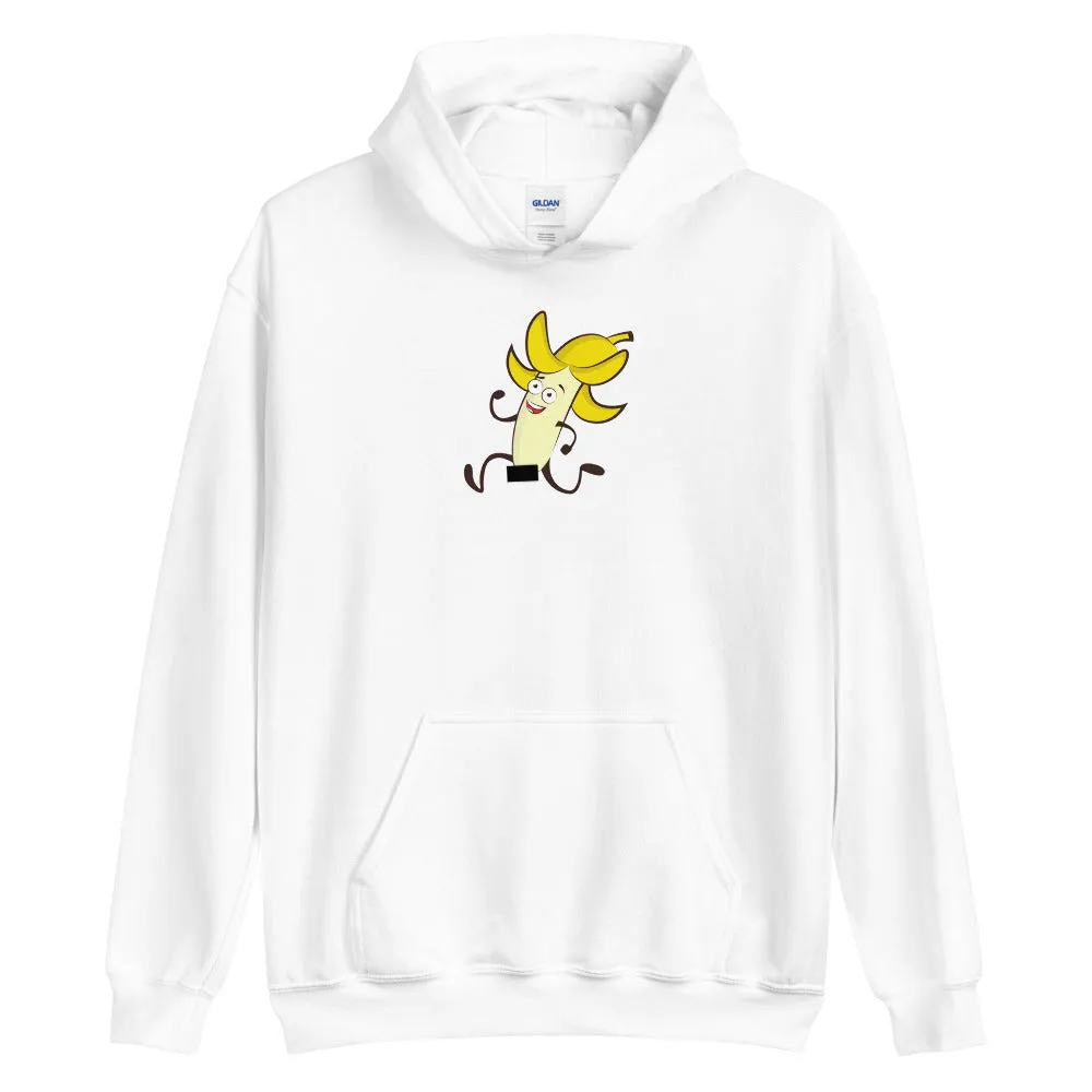 Naked run Hoodie by Johana