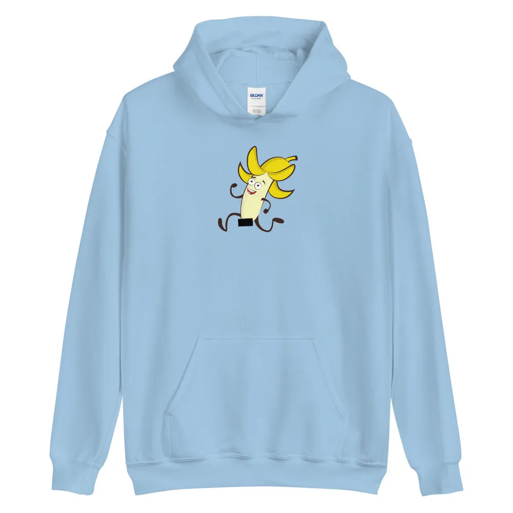 Naked run Hoodie by Johana