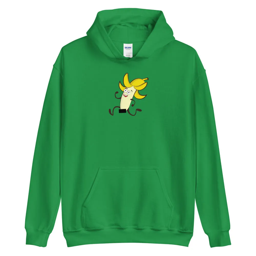 Naked run Hoodie by Johana