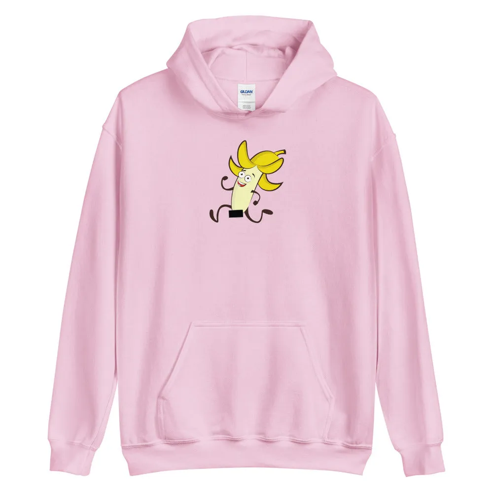 Naked run Hoodie by Johana