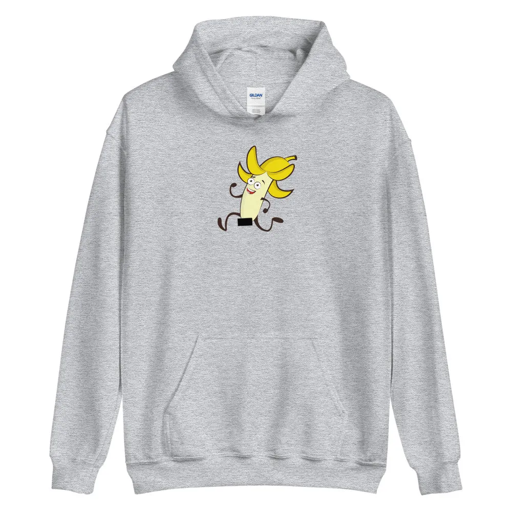 Naked run Hoodie by Johana