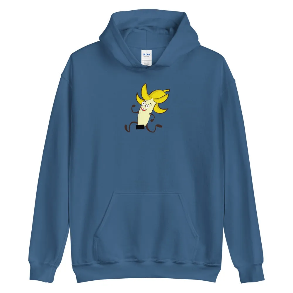 Naked run Hoodie by Johana