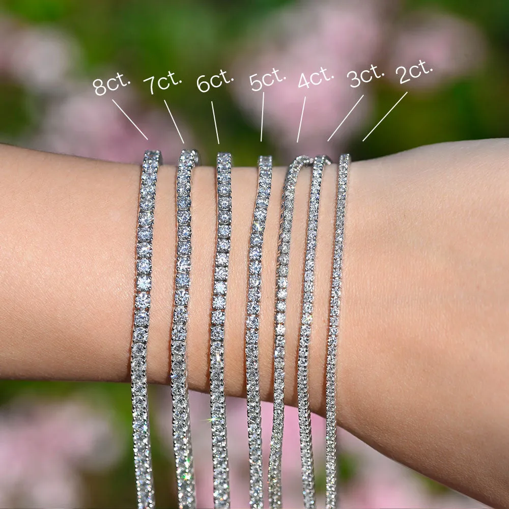 Natural Diamond Tennis Bracelet