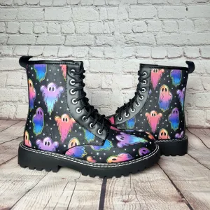 Neon Ghost ankle Boots