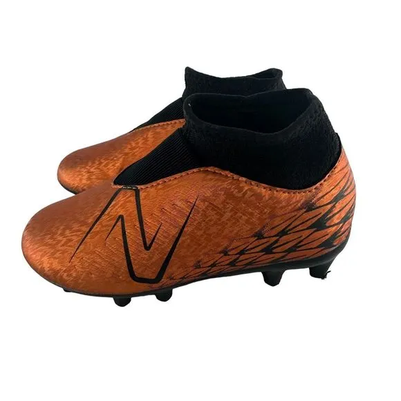New Balance Youth Soccer Cleats 11.5 Tekela v4 Magique Junior FG Brown Gold