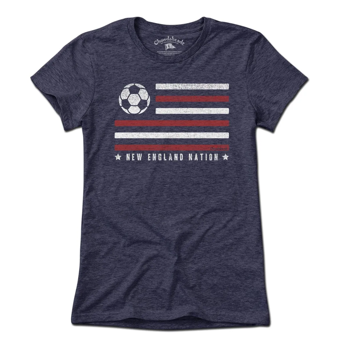 New England Nation Soccer Flag T-Shirt